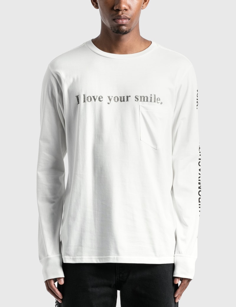 Image of Takahiromiyashita Thesoloist I Love Your Smile Long Sleeve T-Shirt