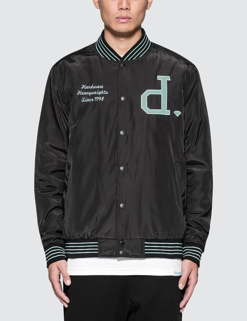 diamond supply co varsity jacket