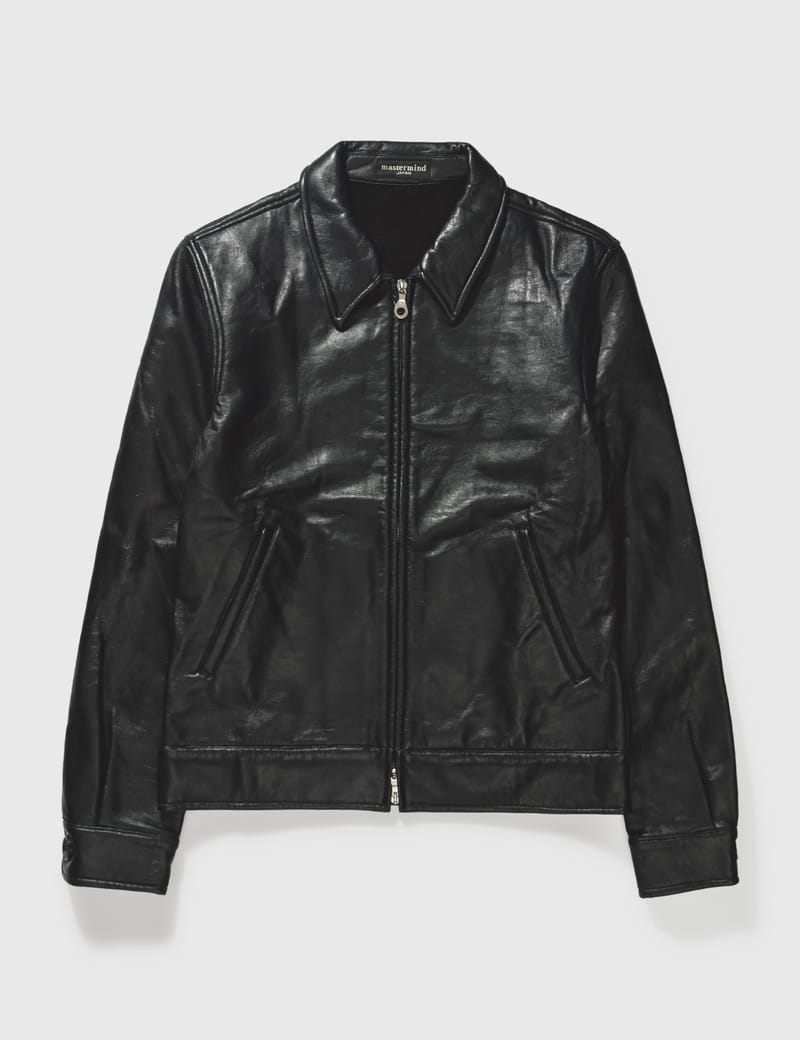 mastermind leather jacket