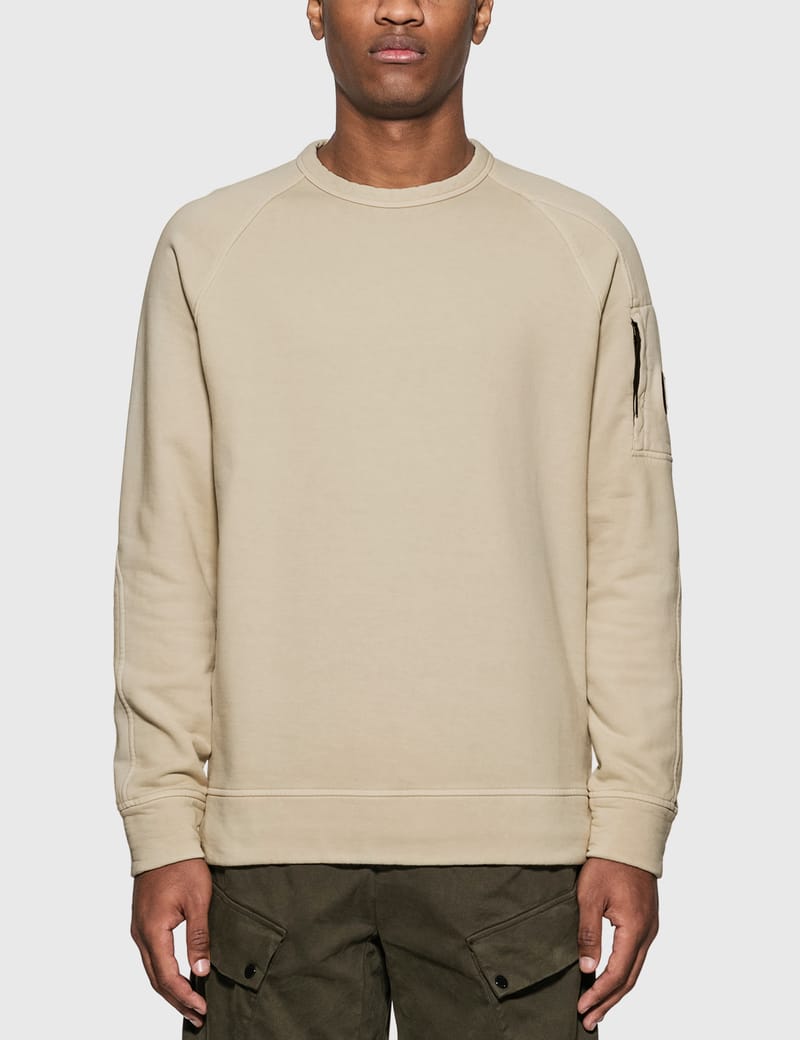 cp company khaki sweatshirt