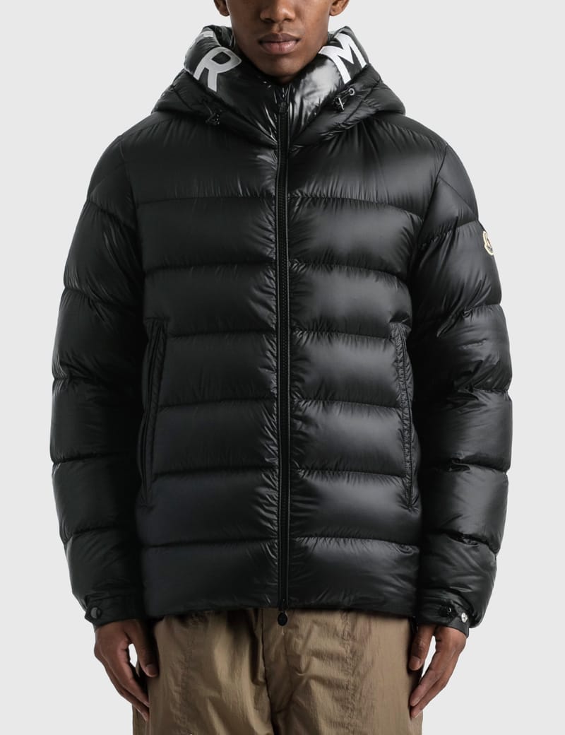 moncler matte black jacket