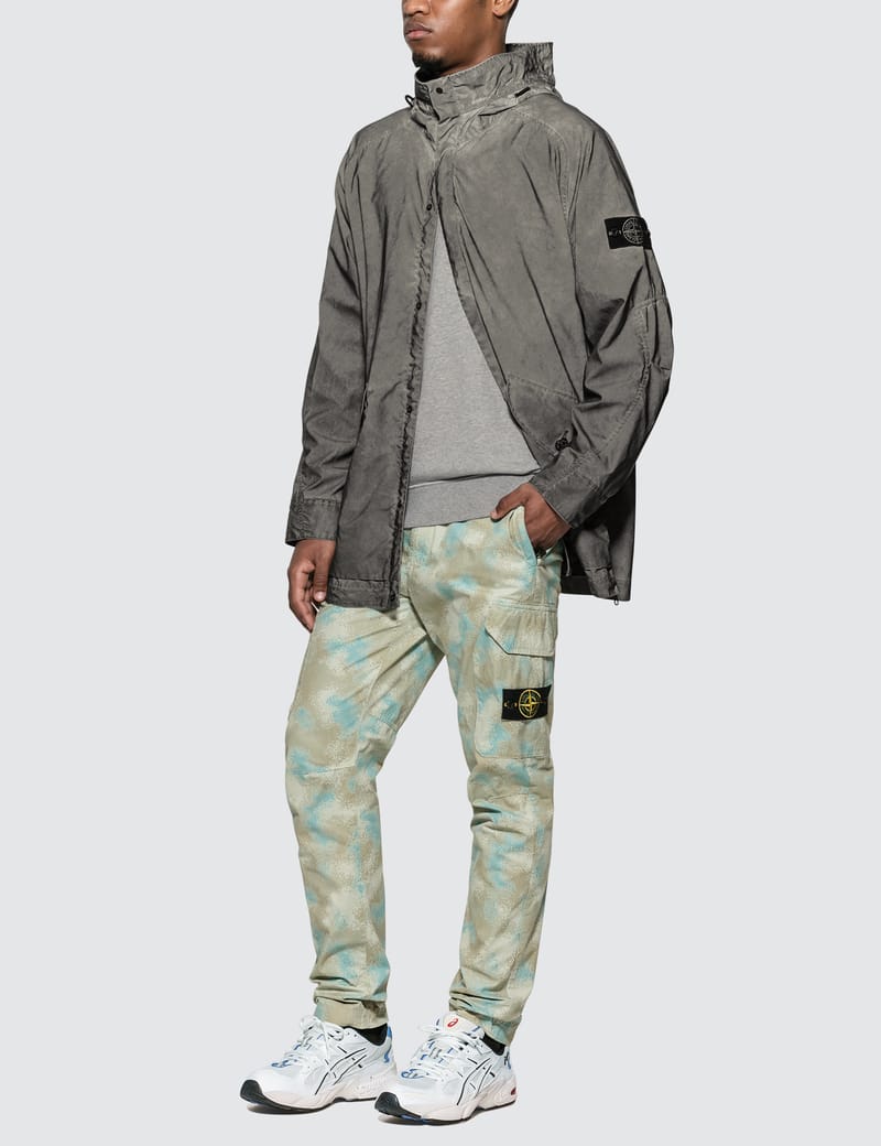 stone island camo cargo pants