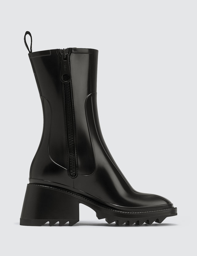 chloe betty lace up rain boots