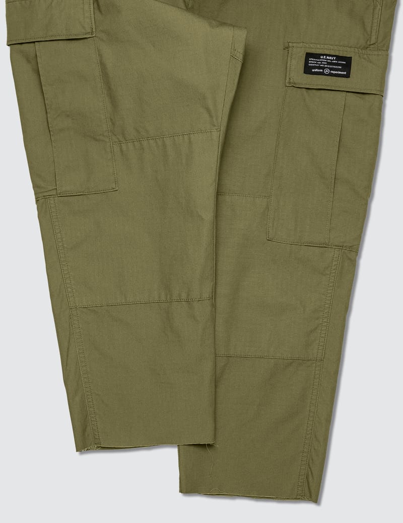cargo cut off trousers