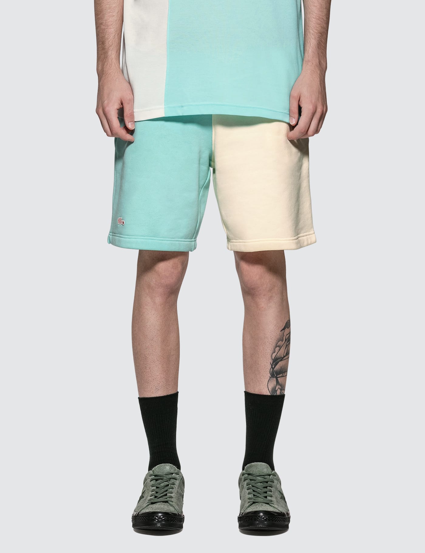 lacoste golf shorts