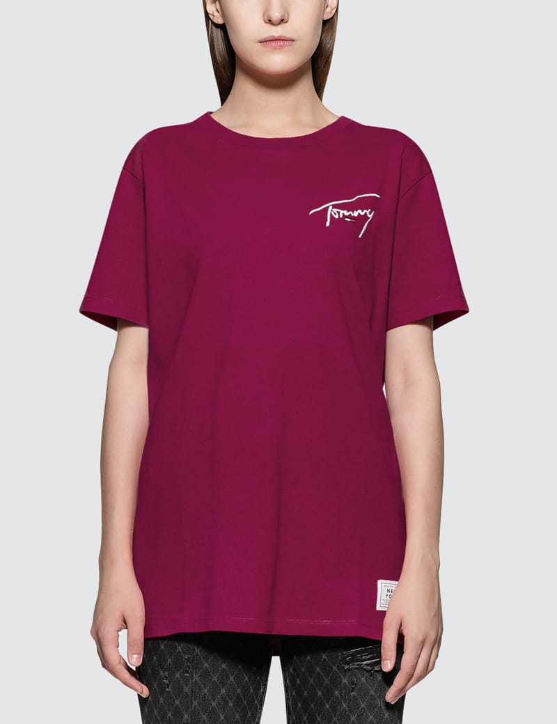 tommy signature tee