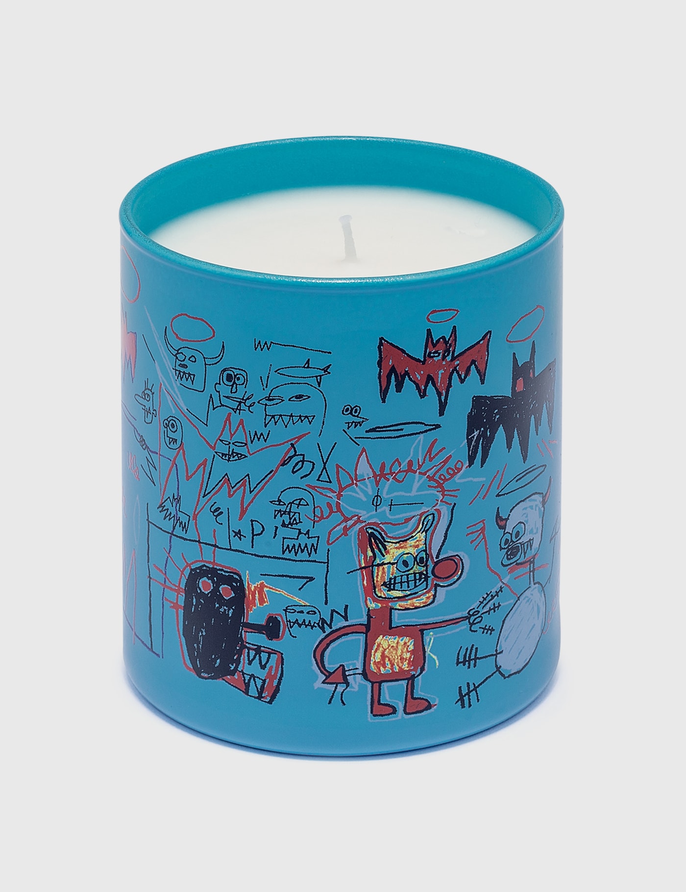 Ligne Blanche Jean Michel Basquiat Perfumed Candle In Blue
