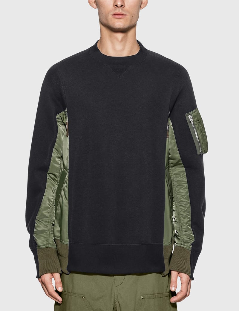 sacai sponge sweatshirt