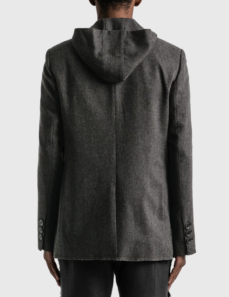 Hooded tailored jacket Clearance