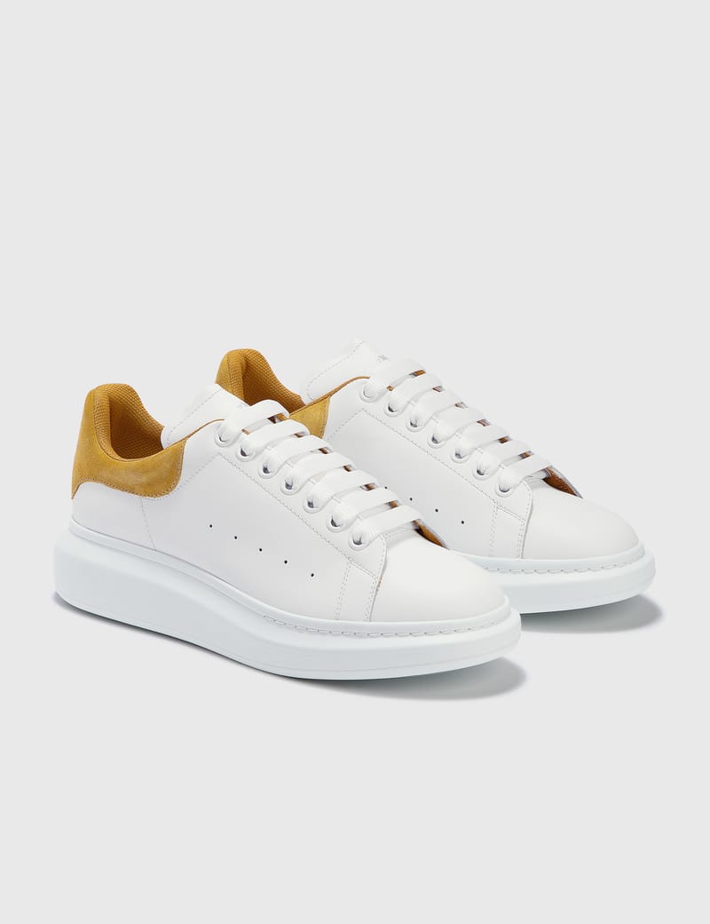 yellow and white alexander mcqueen sneakers
