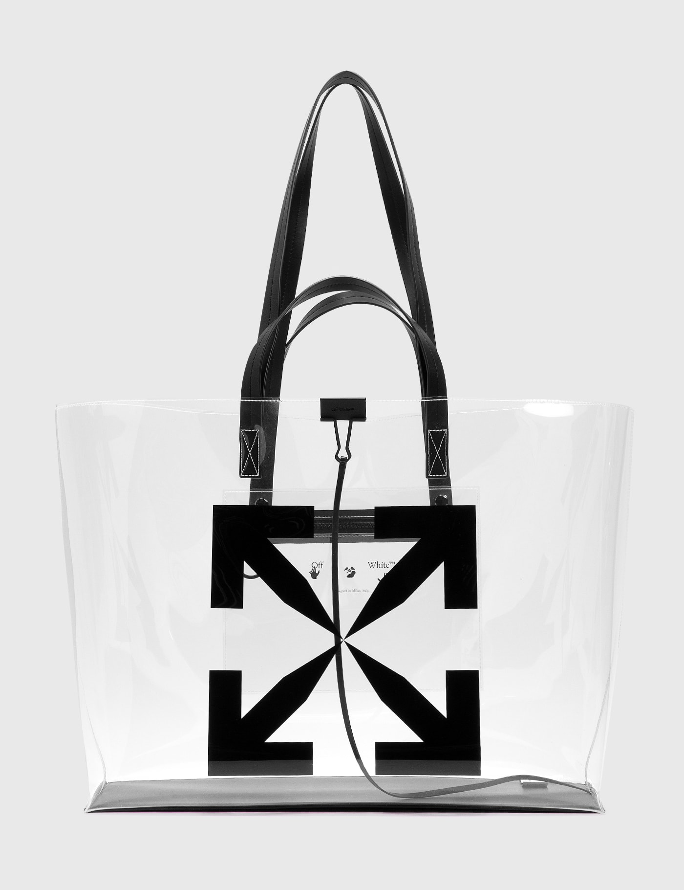 Off-white Large Arrow Tote Bag In N,a