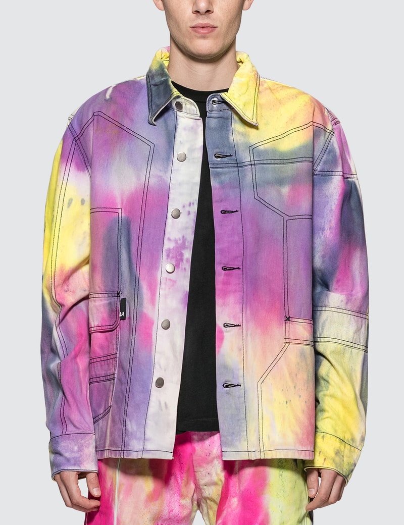 Image of Liam Hodges Spray Dyed Denim Shirt