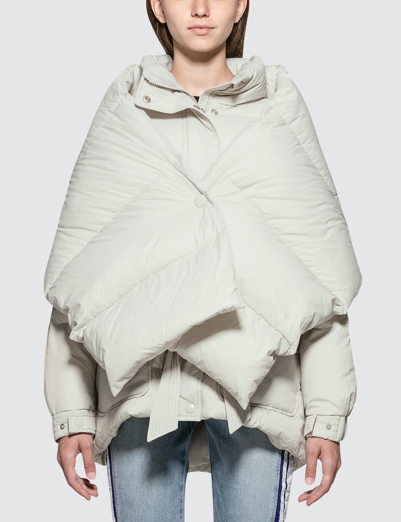 Image of SJYP Shawl Detachable Puffer Down Jumper