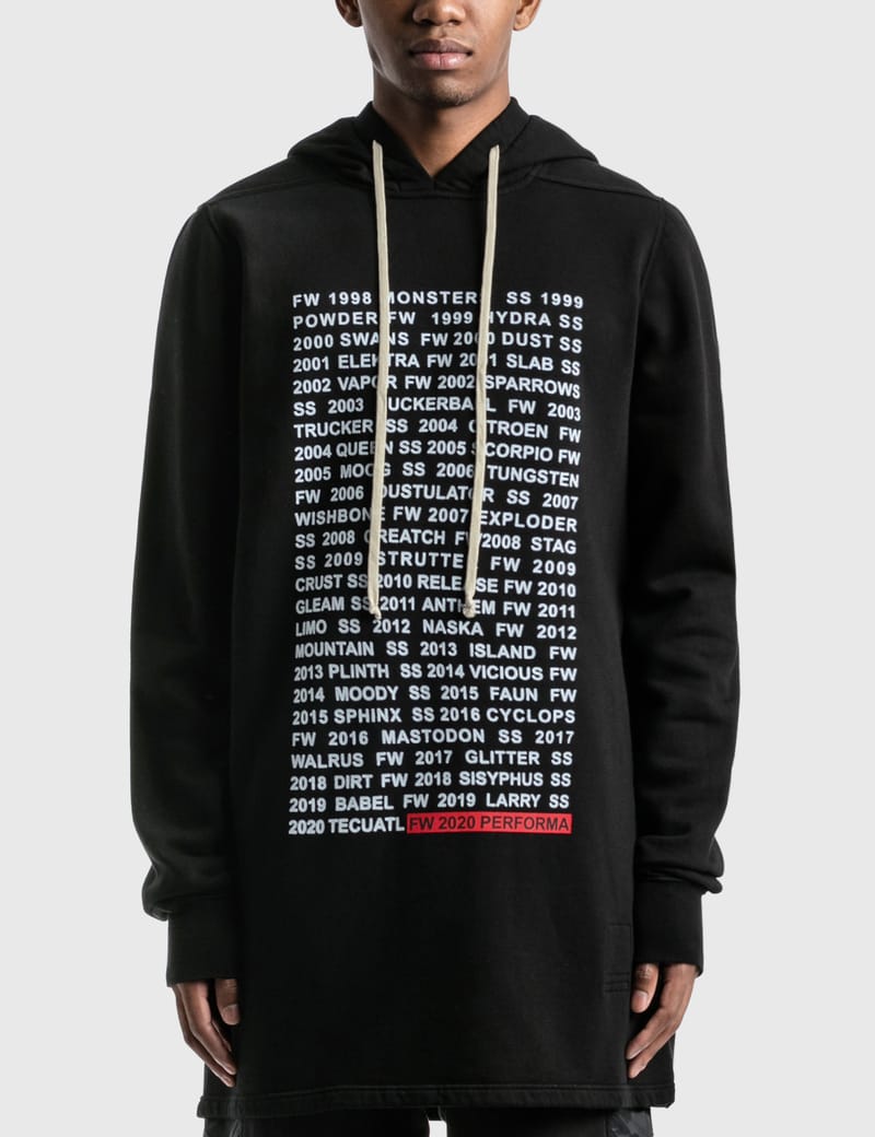 rick owens pullover hoodie