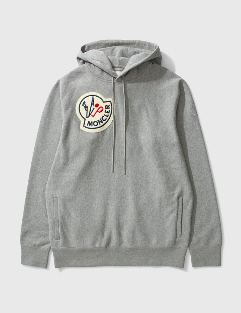 moncler logo hoodie