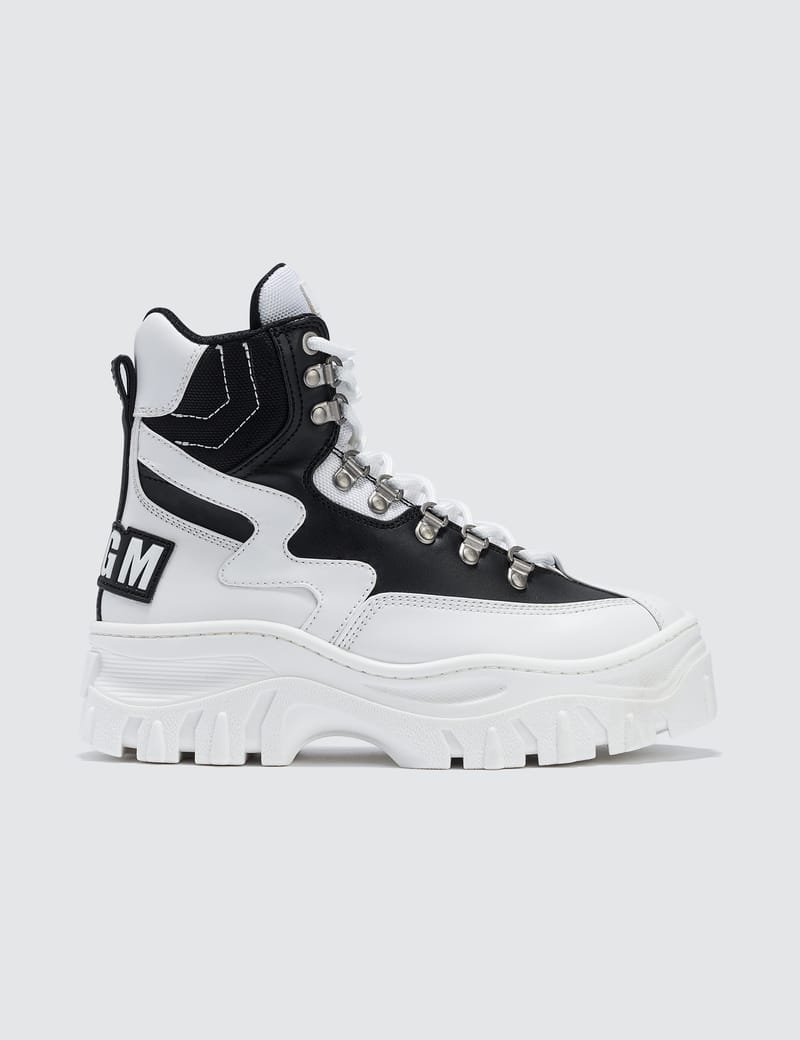 msgm chunky strap sneakers