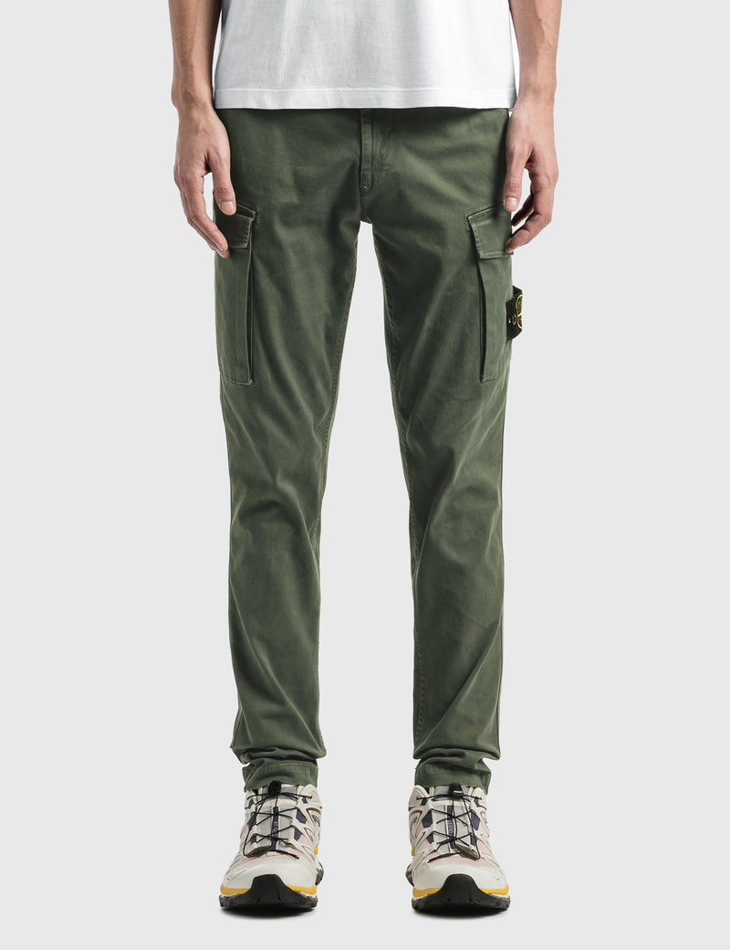 Image of Stone Island Slim Cotton Cargo Pants