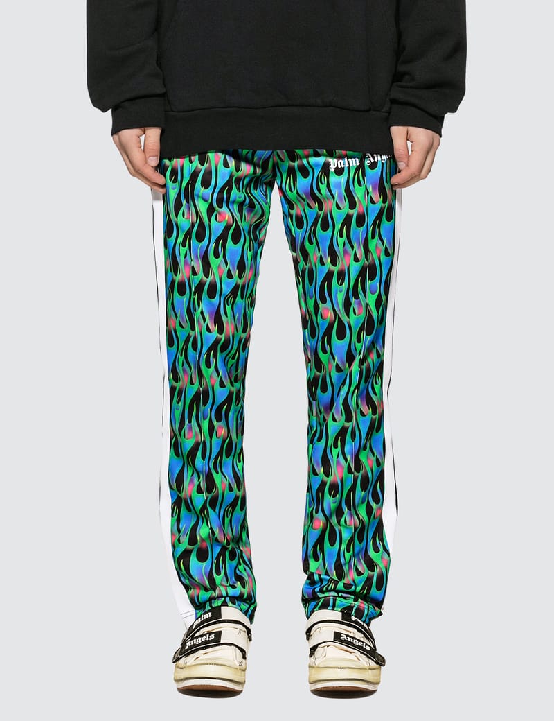 palm angels flame track pants