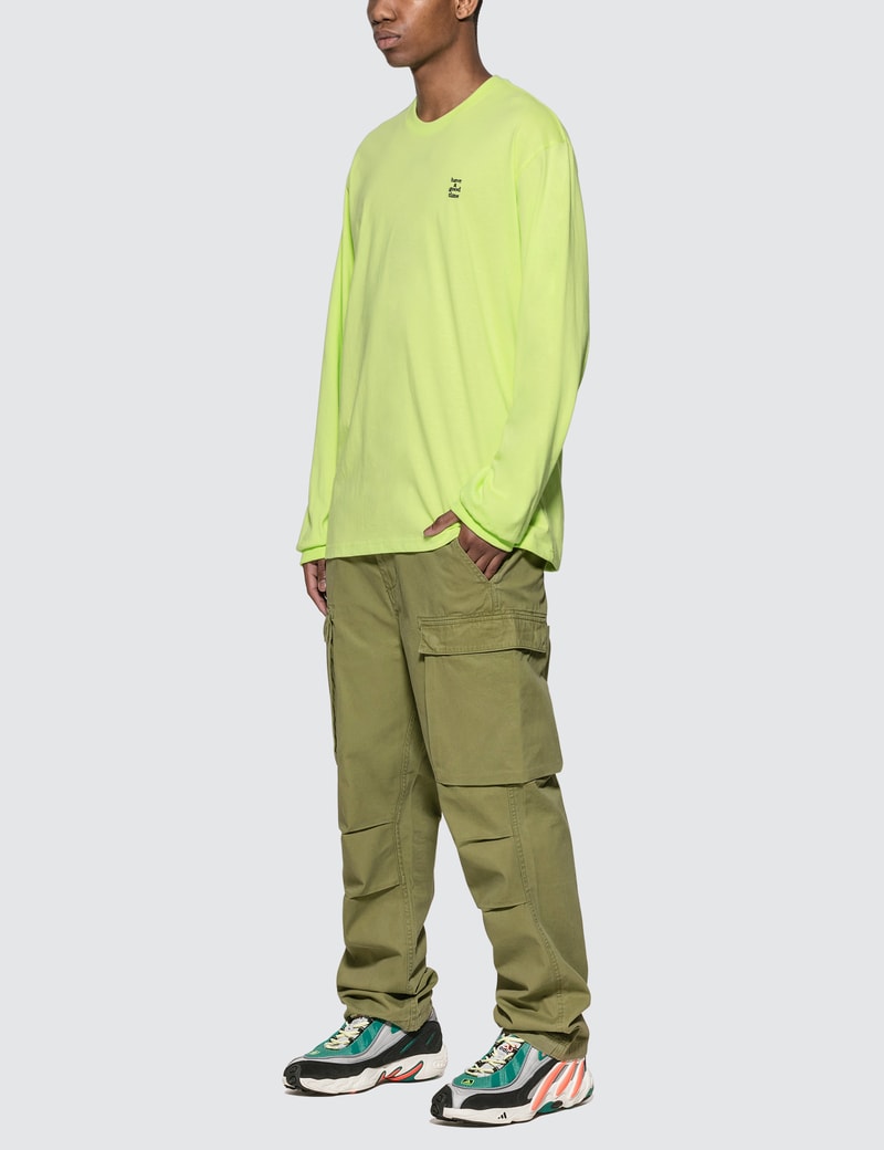 Image of Have A Good Time Mini Embroidered Logo Long Sleeve T-Shirt