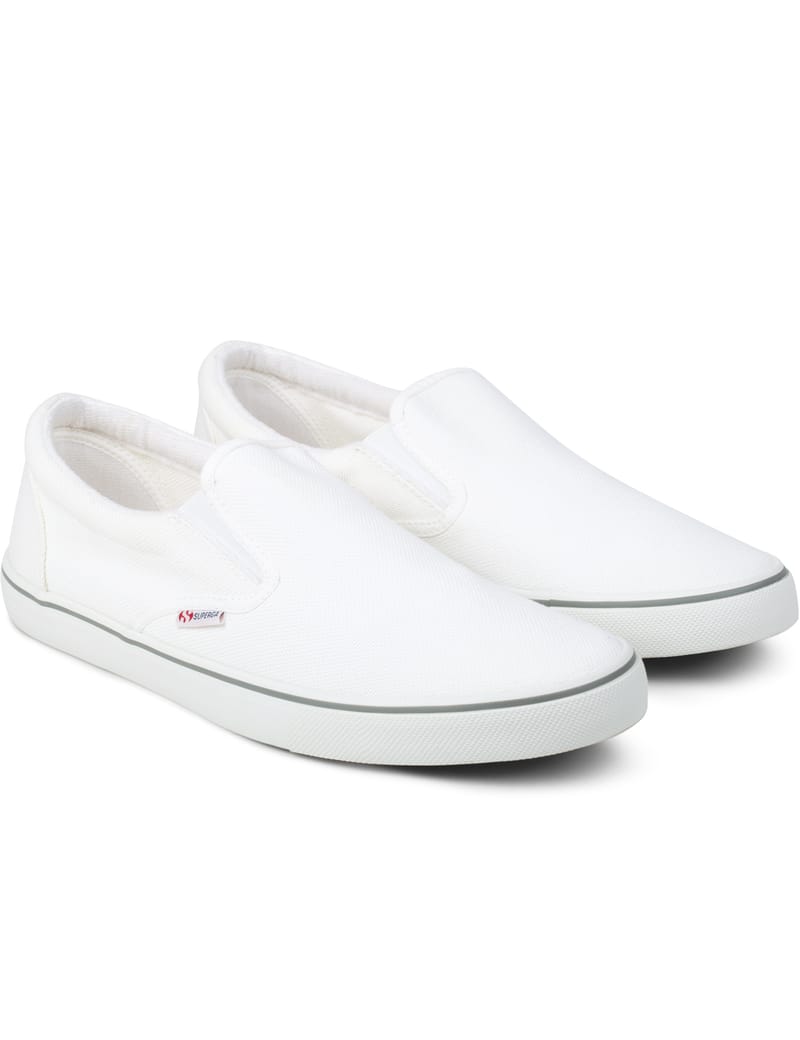 Superga - White 2311 COTU Slip On Shoes 