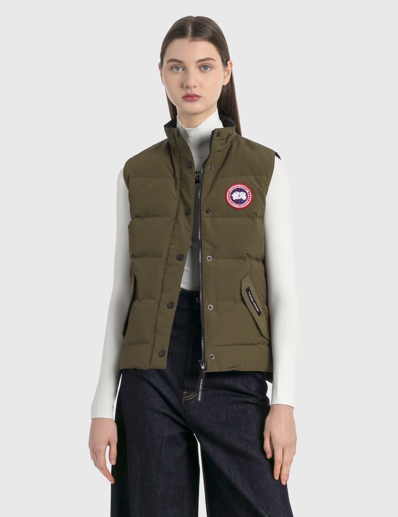 Canada Goose Freestyle Heritage Quilted Gilet In Green ModeSens