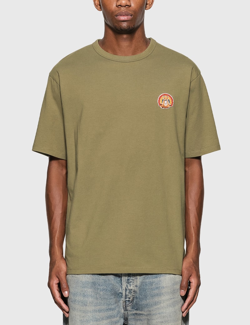 Image of Maison Kitsune Flower Fox Patch T-Shirt