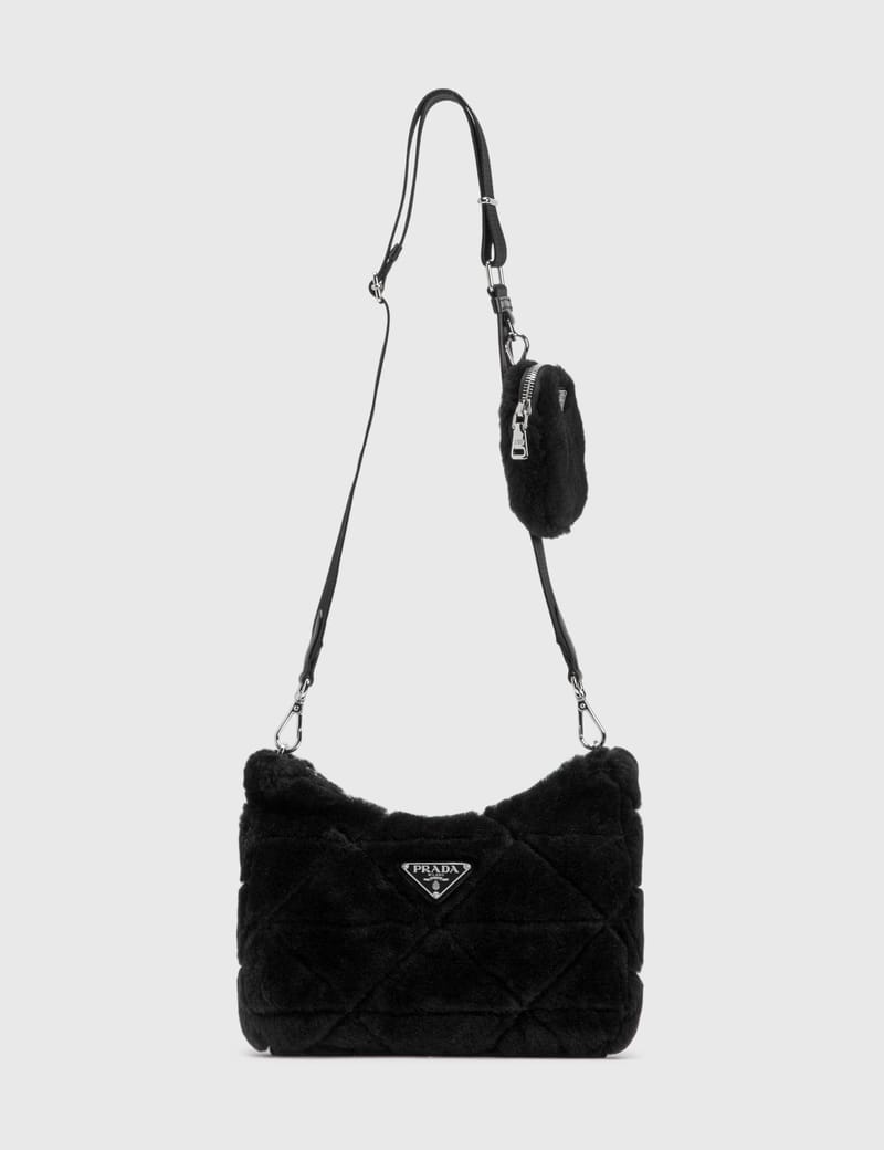 prada shearling bag