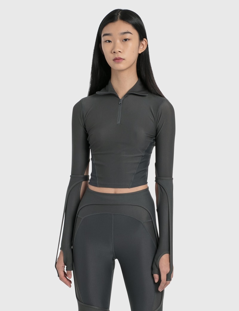 Image of Hyein Seo Half-zip Sport Top