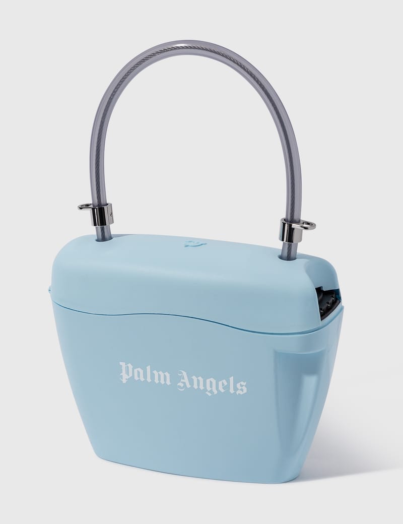 palm angels strap padlock bag