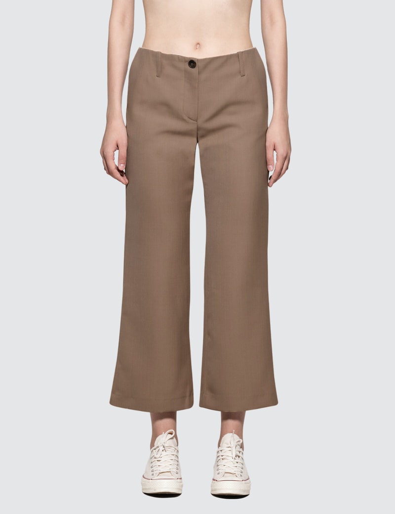 Image of Aalto Slightly Flared Cropped Trousers