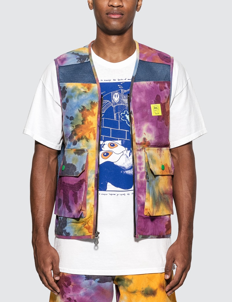 Image of Brain Dead Dyed Canvas Spacer Mesh Tactical Vest