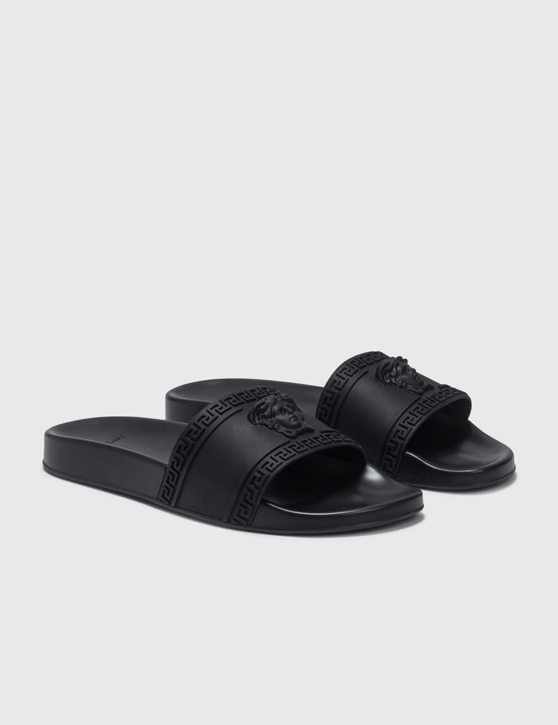 versace sliders black