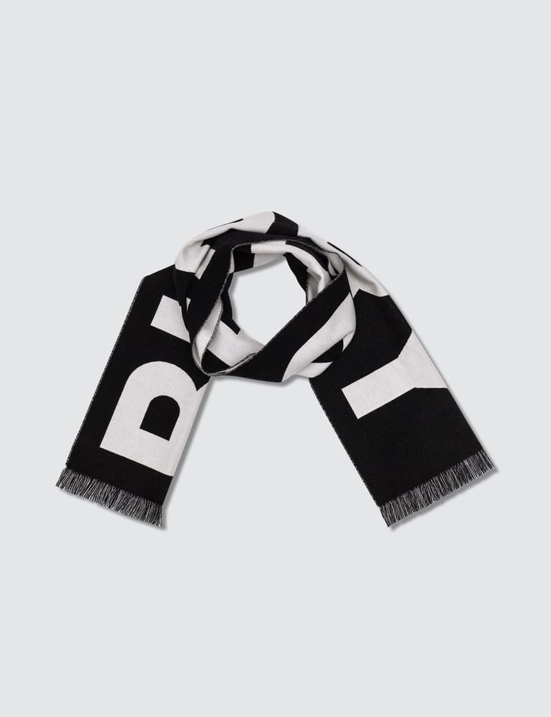 logo wool jacquard scarf burberry