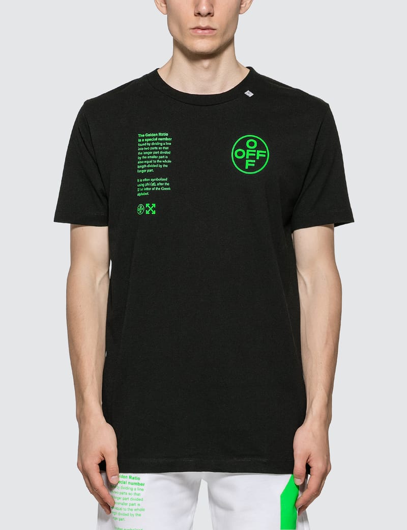 off white neon green shirt