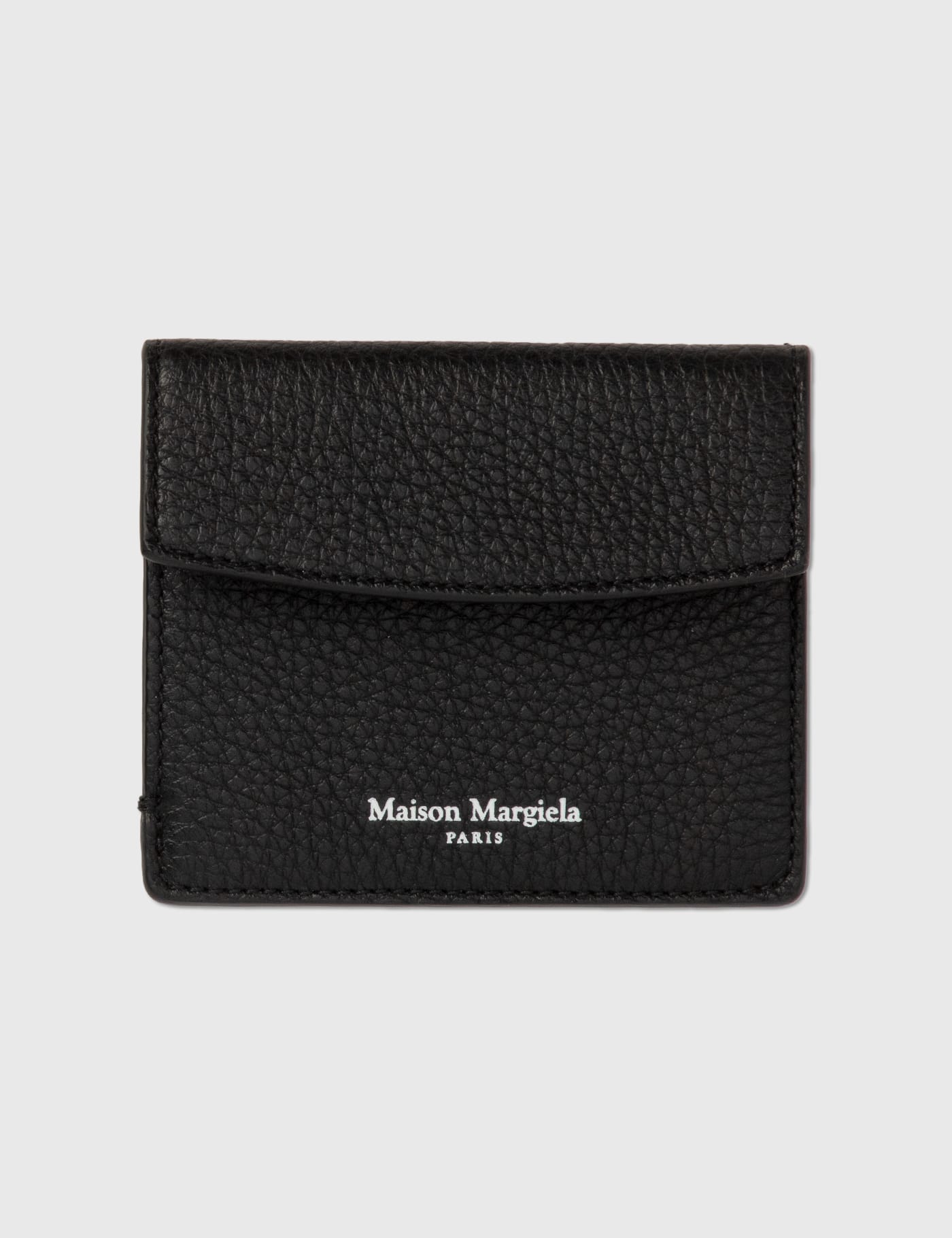 메종 마르지엘라 카드 지갑 Maison Margiela Leather Cardholder with Coin Pouch