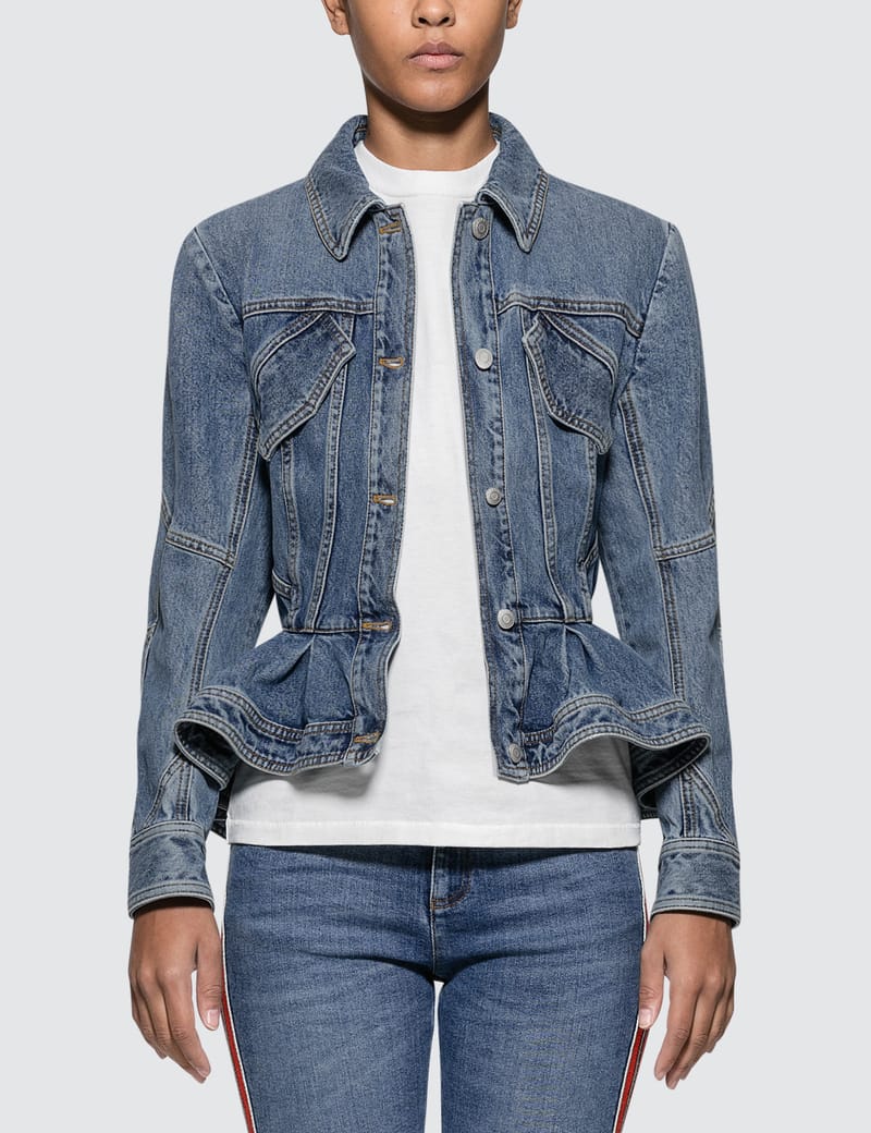 alexander mcqueen jean jacket