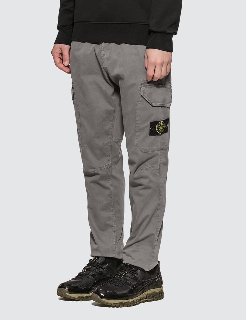 stone island grey cargo pants