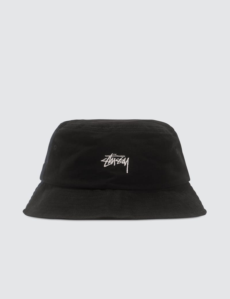 stussy bucket hat with string