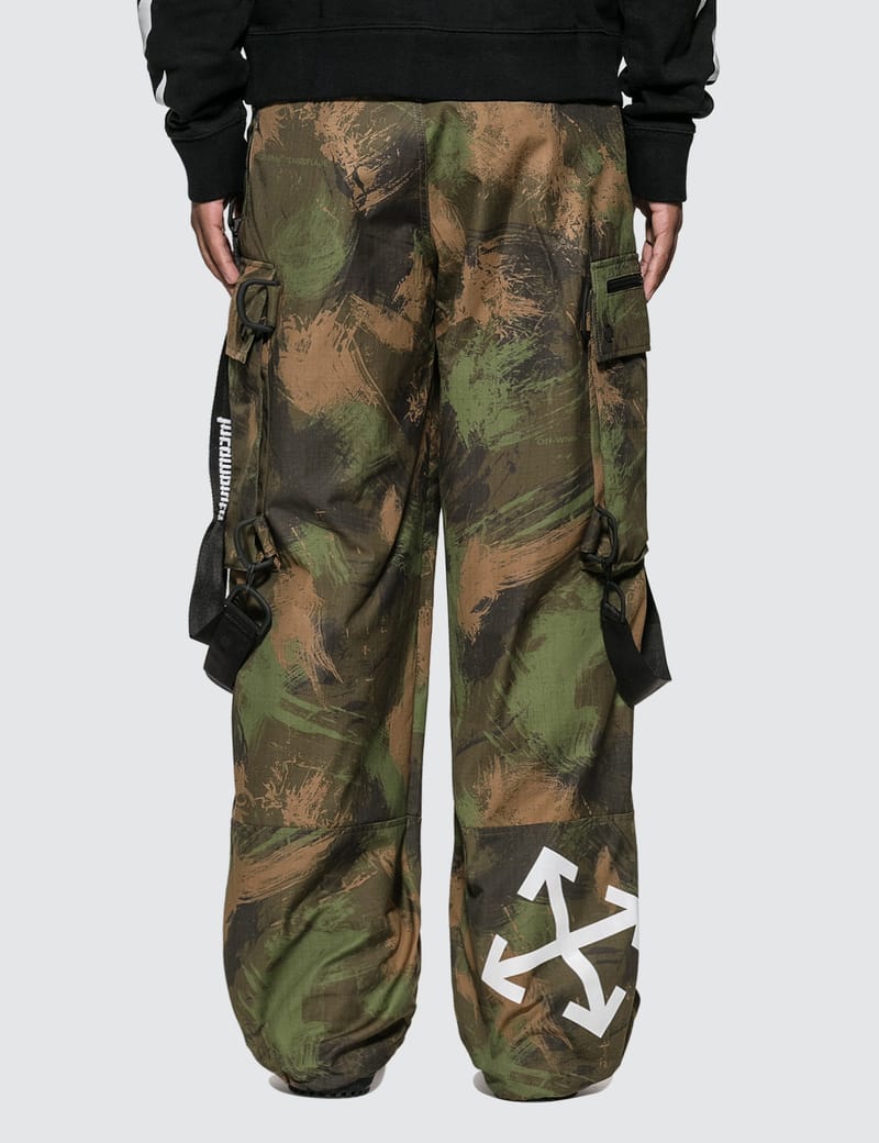 off white military pants