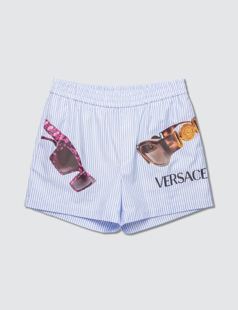 versace medusa shorts