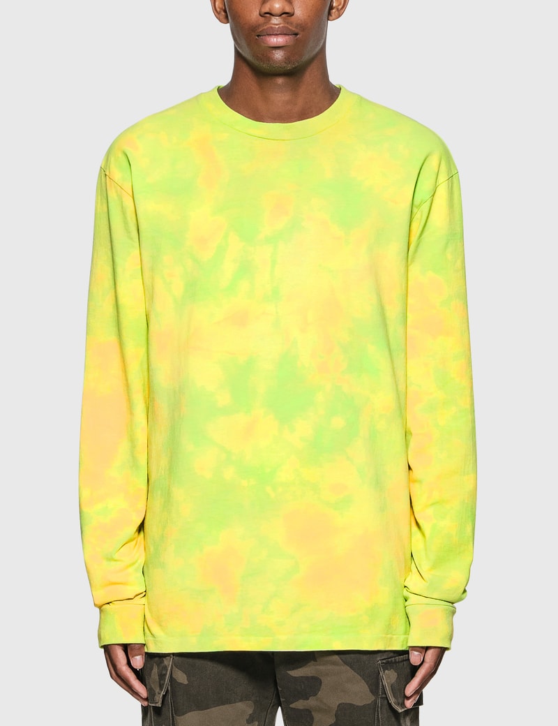 Image of John Elliott Marble Mix Long Sleeve University T-Shirt