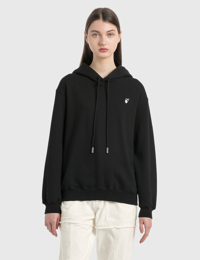 Image of Off-White Flock Arrow Reg Hoodie