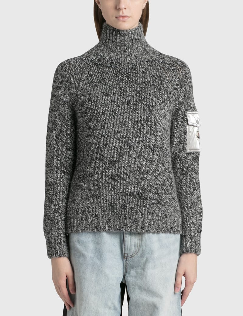 moncler sweater grey