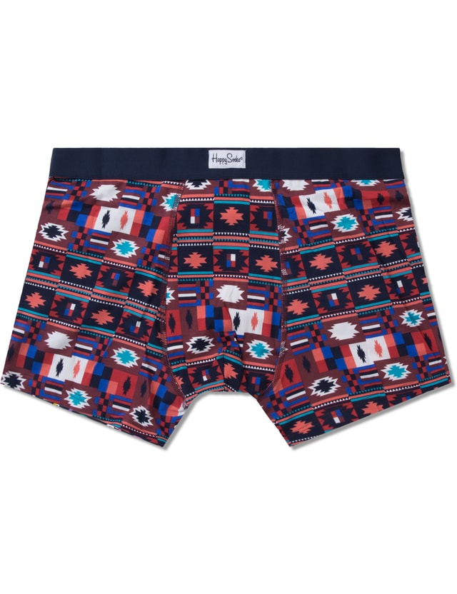 Happy Socks Red Patch Inca Boxers Hbx