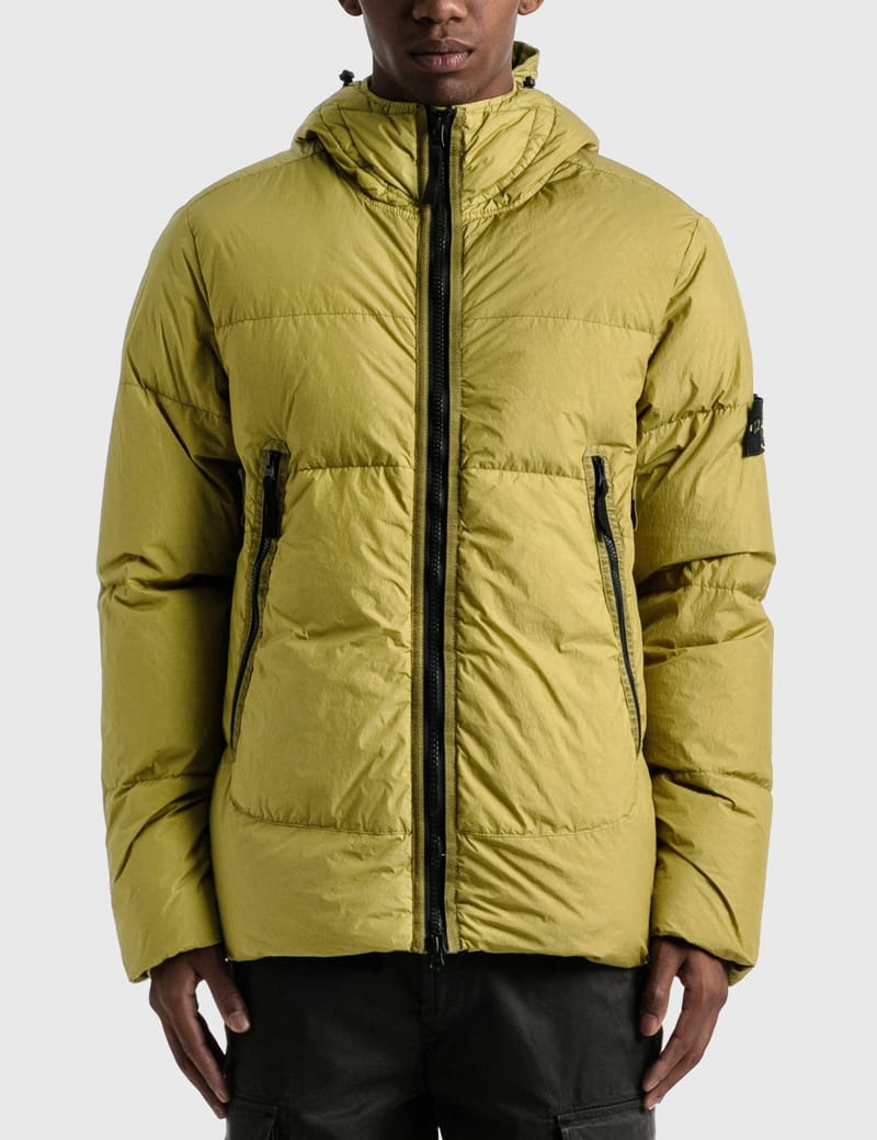 stone island jumper mustard