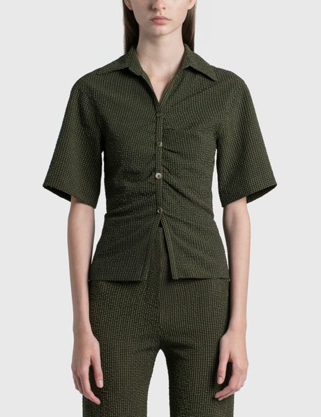 Nanushka Leana Vegan Leather Shorts Hbx