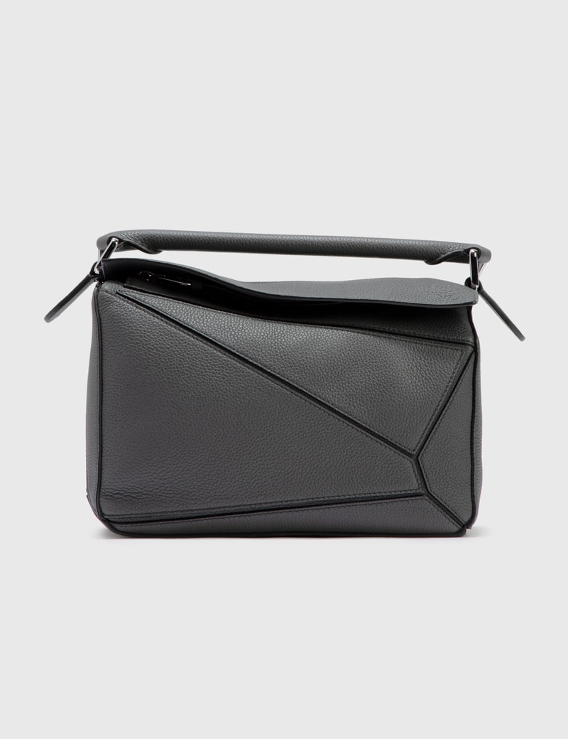 Click to view more detailed imagery on our partner's website Loewe Small Puzzle Bag In Gray