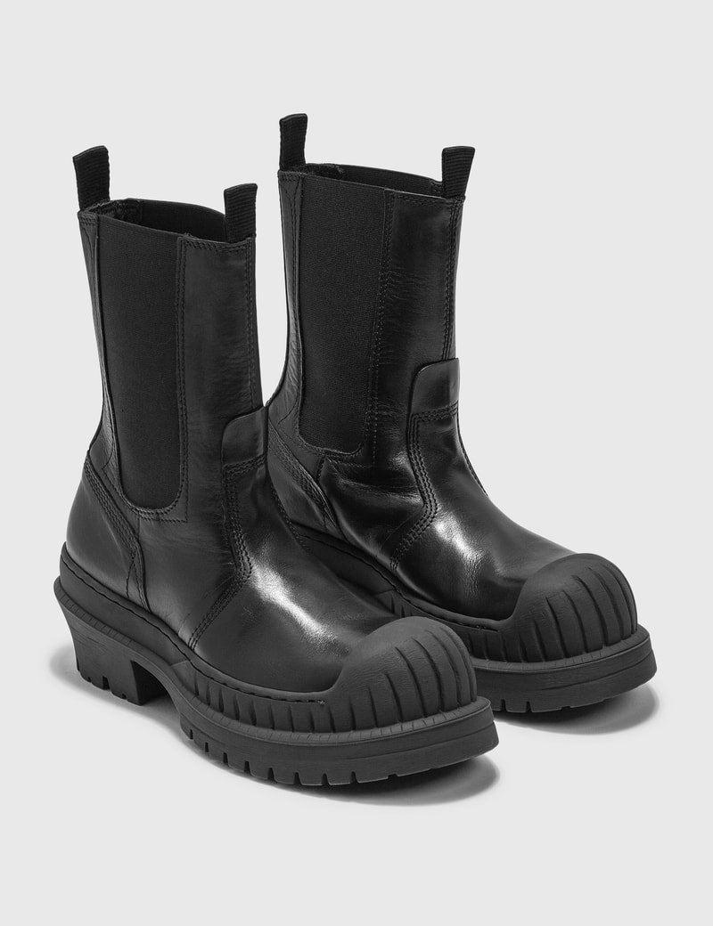Image of Acne Studios Bryant Chelsea Leather Boots