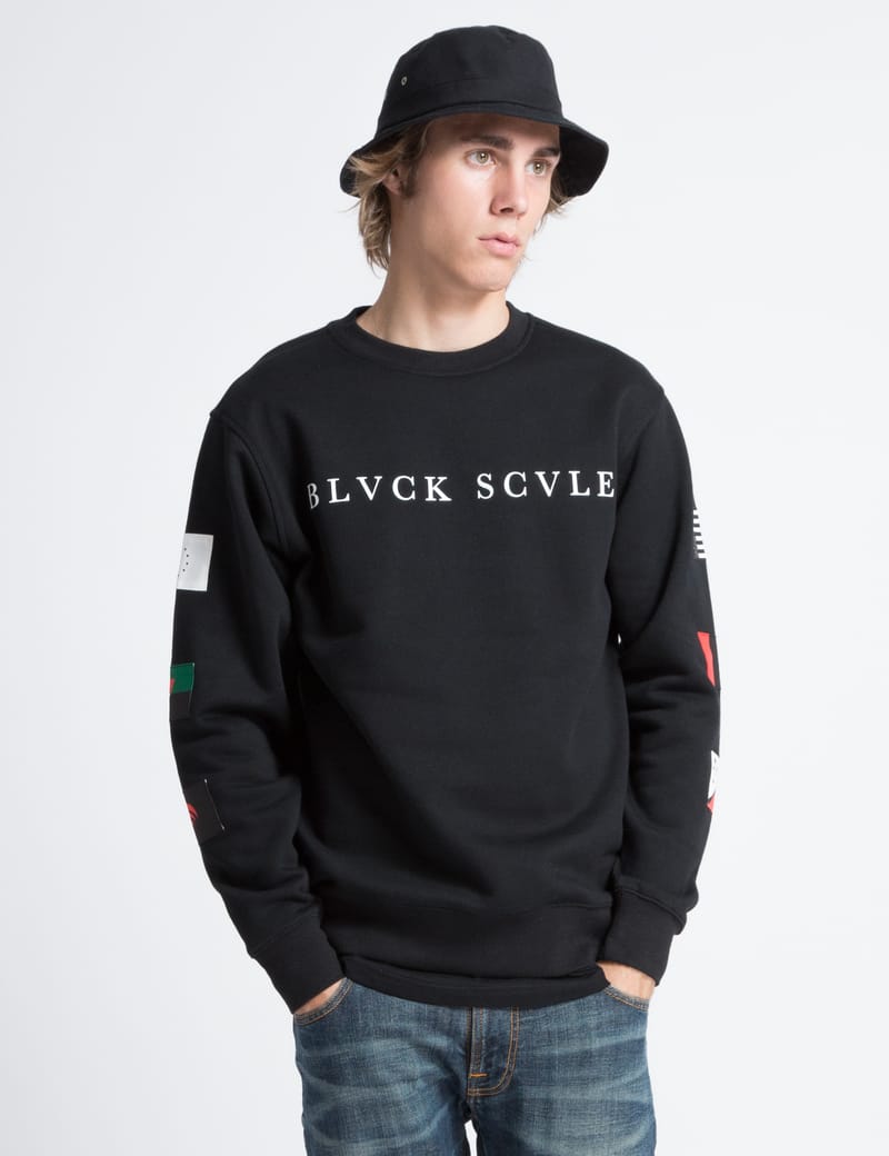 black scale crewneck