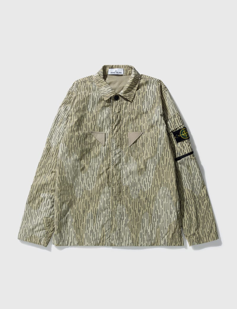 Stone Island Reflective Overshirt In 